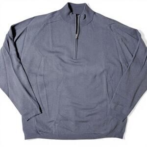 Golite 100% Merino Wool 1/4 Zip Sweater Mens Size XL Pullover Travel Golf **